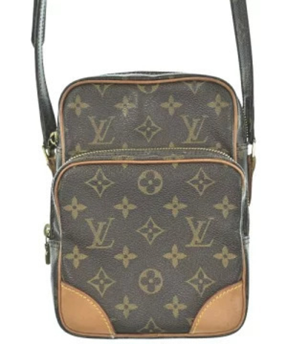 Louis Vuitton Shoulder Bag Brown Beige Cream All over